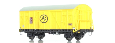 Dekas DK-872324 - H0 - Gedeckter Güterwagen 21 RIV, ASG, Ep. IV